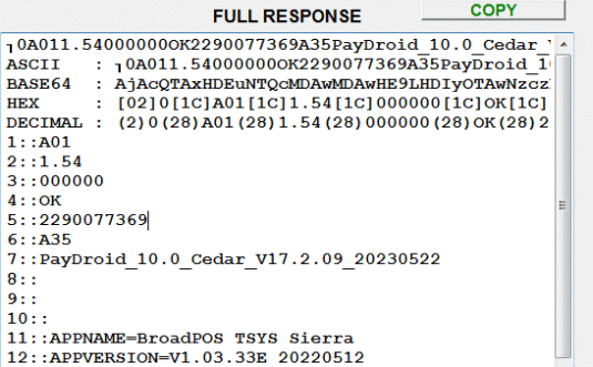 Pax A35 Pin Pad Terminal Supported Base Version